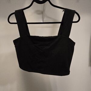 Dynamite Black Crop Top